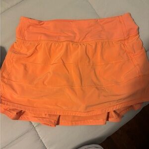 Vibrant Orange Athletic Skort